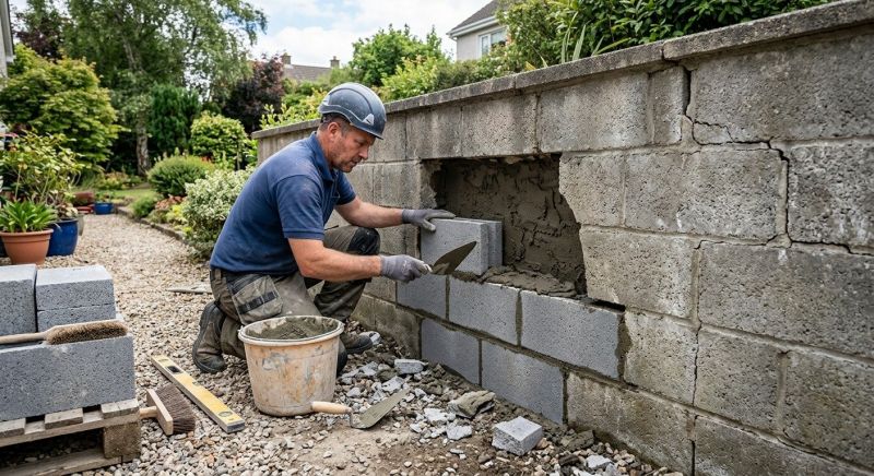Block Wall Repair in Bonneau, SC