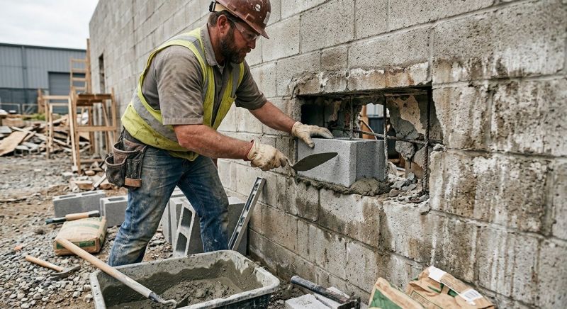 Block Wall Repair in North Charleston, SC