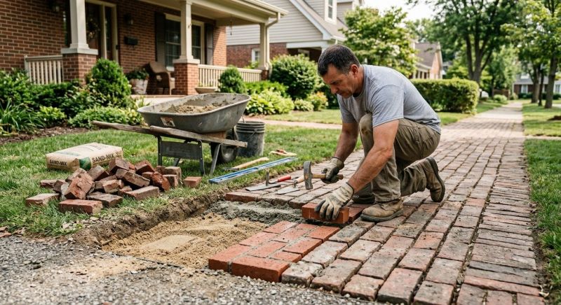 Brick Flatwork Repair in Bonneau, SC