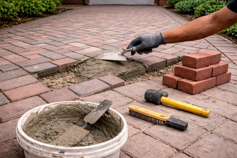 Brick Flatwork Repair in Goose Creek, SC