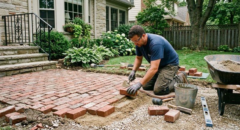 Brick Flatwork Repair in Holly Hill, SC
