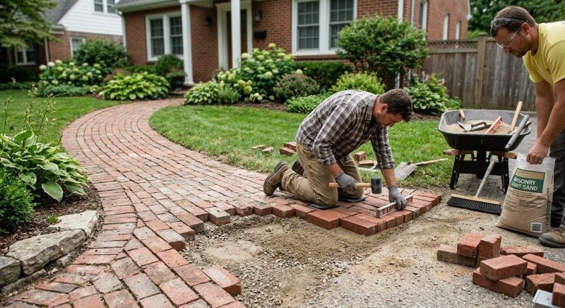 Brick Flatwork Repair in Holly Hill, SC