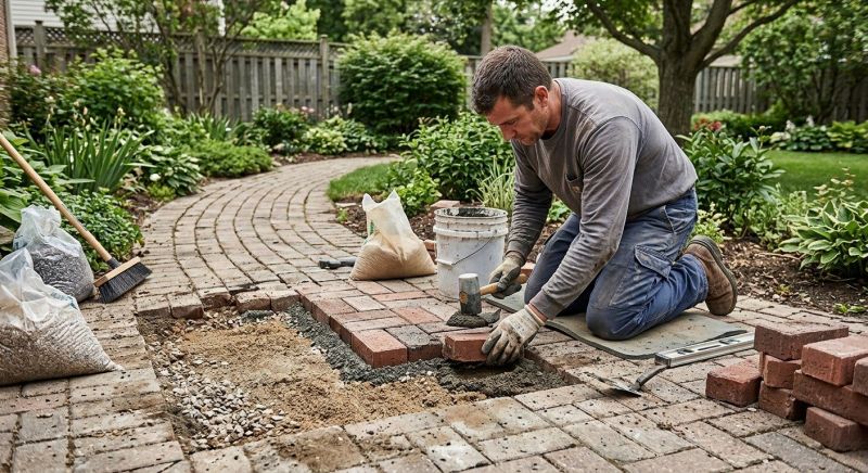 Brick Pathway Repair in Summerville, SC