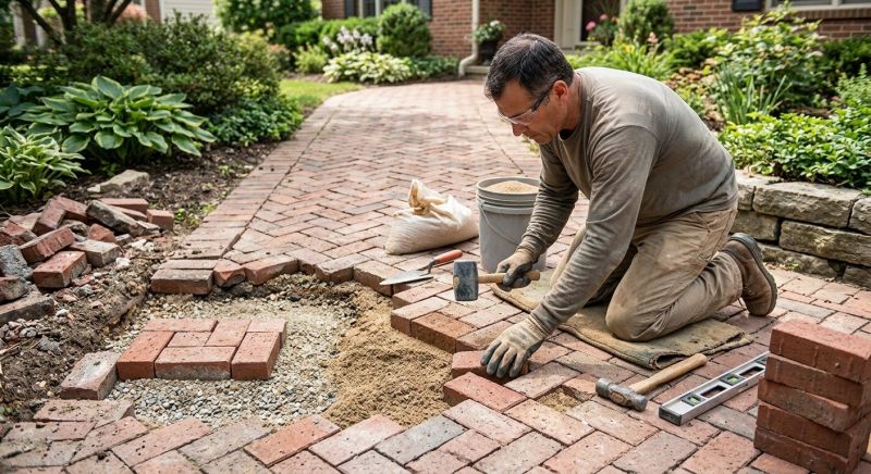 Brick Pathway Repair in Summerville, SC