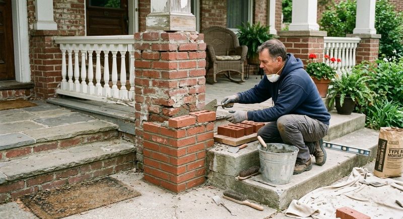 Brick Stairs Repair in Holly Hill, SC