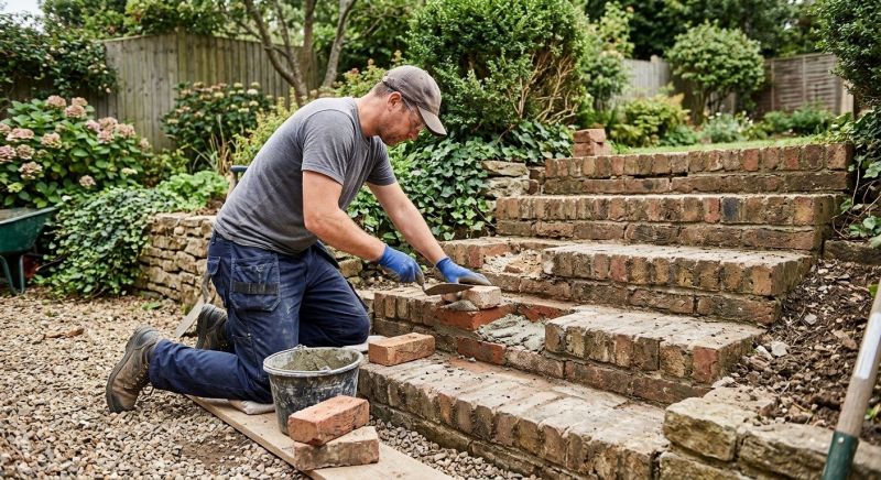 Brick Stairs Repair in North Charleston, SC