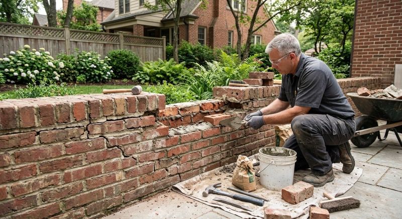 Brick Wall Repair in Holly Hill, SC