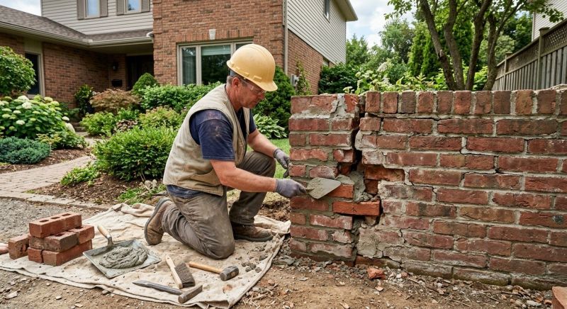 Brick Wall Repair in Summerville, SC