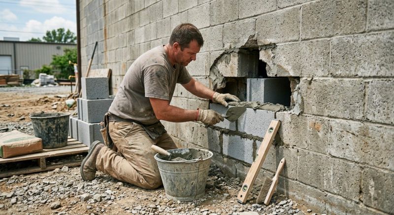 Concrete Block Repair in Ladson, SC