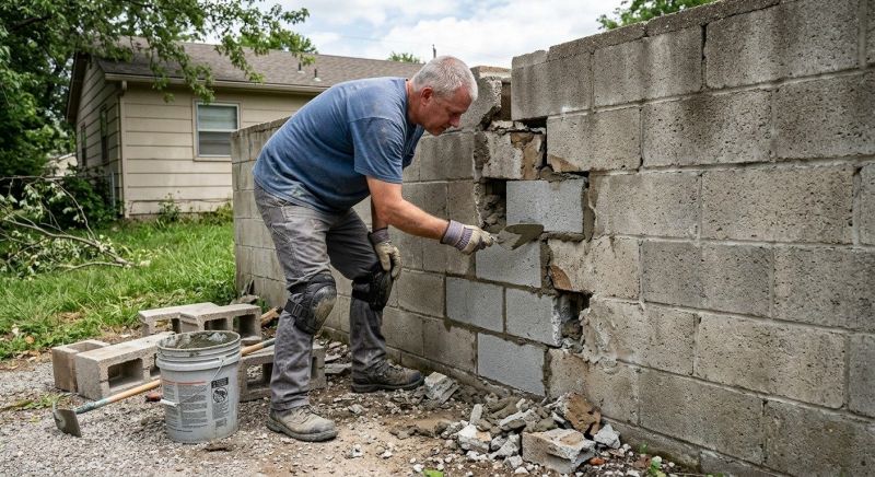 Concrete Block Repair in Ladson, SC