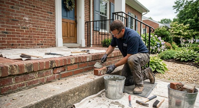 Porch Brick Repair in Summerville, SC