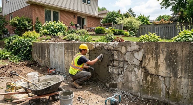 Retaining Wall Repair in Berkeley County, SC