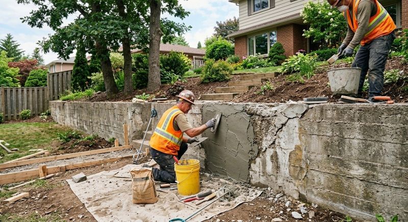 Retaining Wall Repair in Bonneau, SC