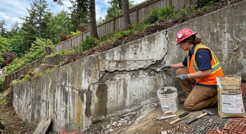 Retaining Wall Repair in Hollywood, SC
