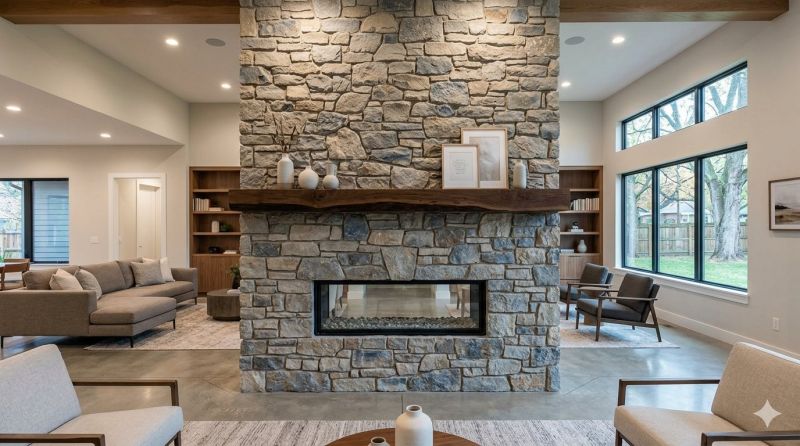 Stone Chimney Installation in North Charleston, SC