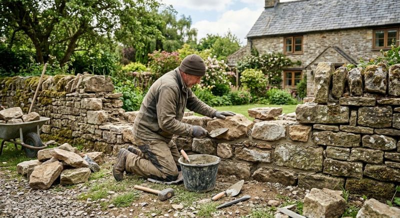 Stone Wall Repair in Goose Creek, SC